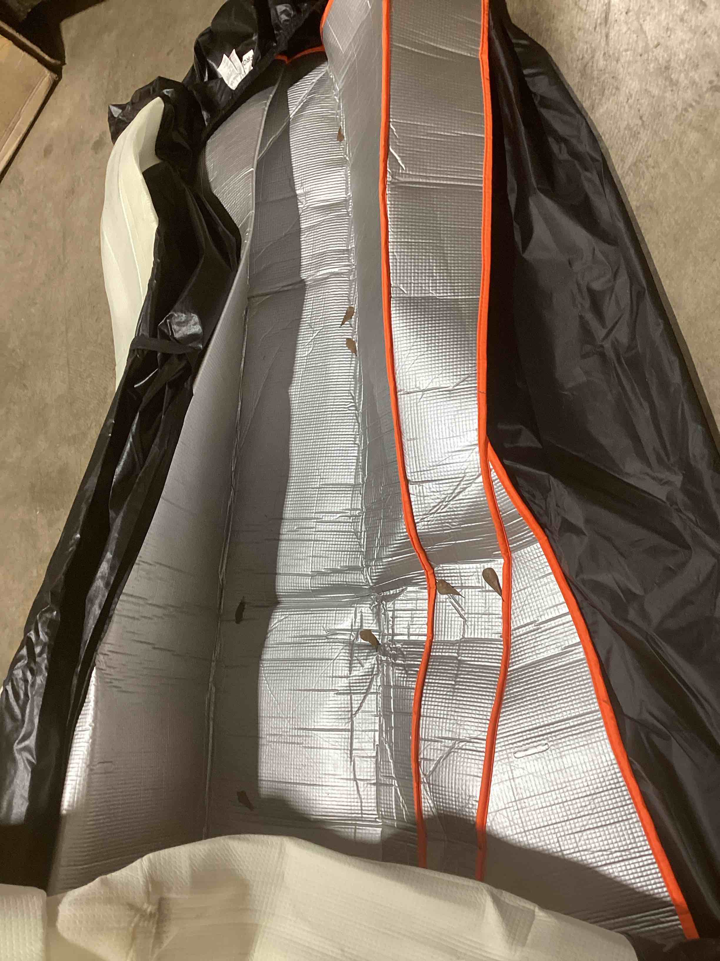 Condition photo showing Good Condition for kayak cover 600d waterproof uv protection and dust resistant heavy duty full canoe cover for indoor/outdoo similar to the photo r kayak/canoe/paddle board with storage bag kayak covers for outdoor storage