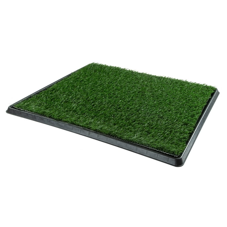 yippy indoor puppy potty trainer artificial grass bathroom mat 16 x 20
