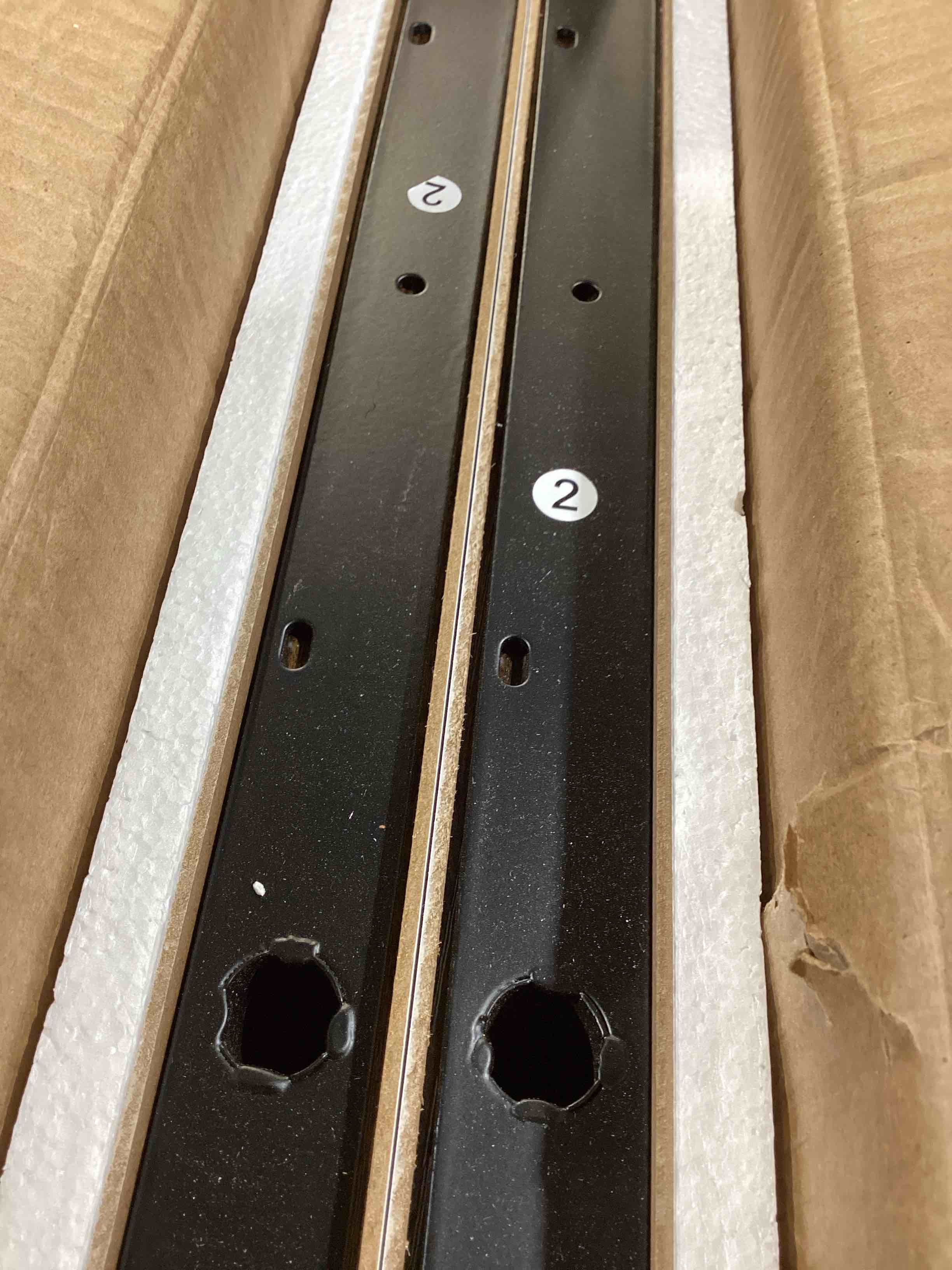 Condition photo showing New/Like New for hoobro floating shelves for wall, wall mounted shelf set of 2, 15.7" hanging shelf with invisible brackets, for wall in bathroom, bedroom, toilet, kitchen, living room, office, rustic brown bf40bj01
