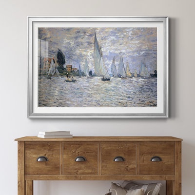 The Boats, or Regatta at Argenteuil, c.1874 by Claude Monet Paintin