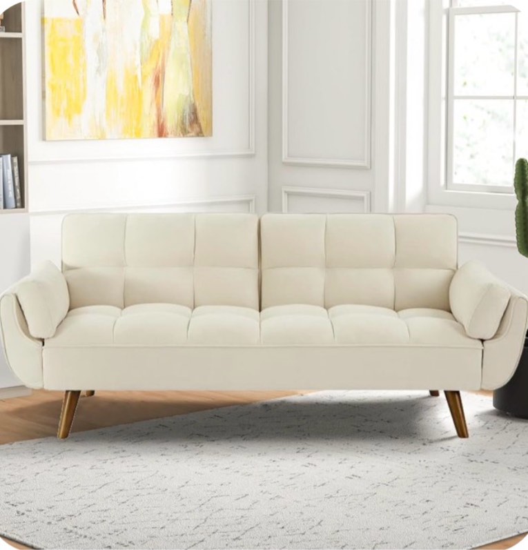 Arnbert Full / Double 75.39'' Upholstered Convertible Sofa
