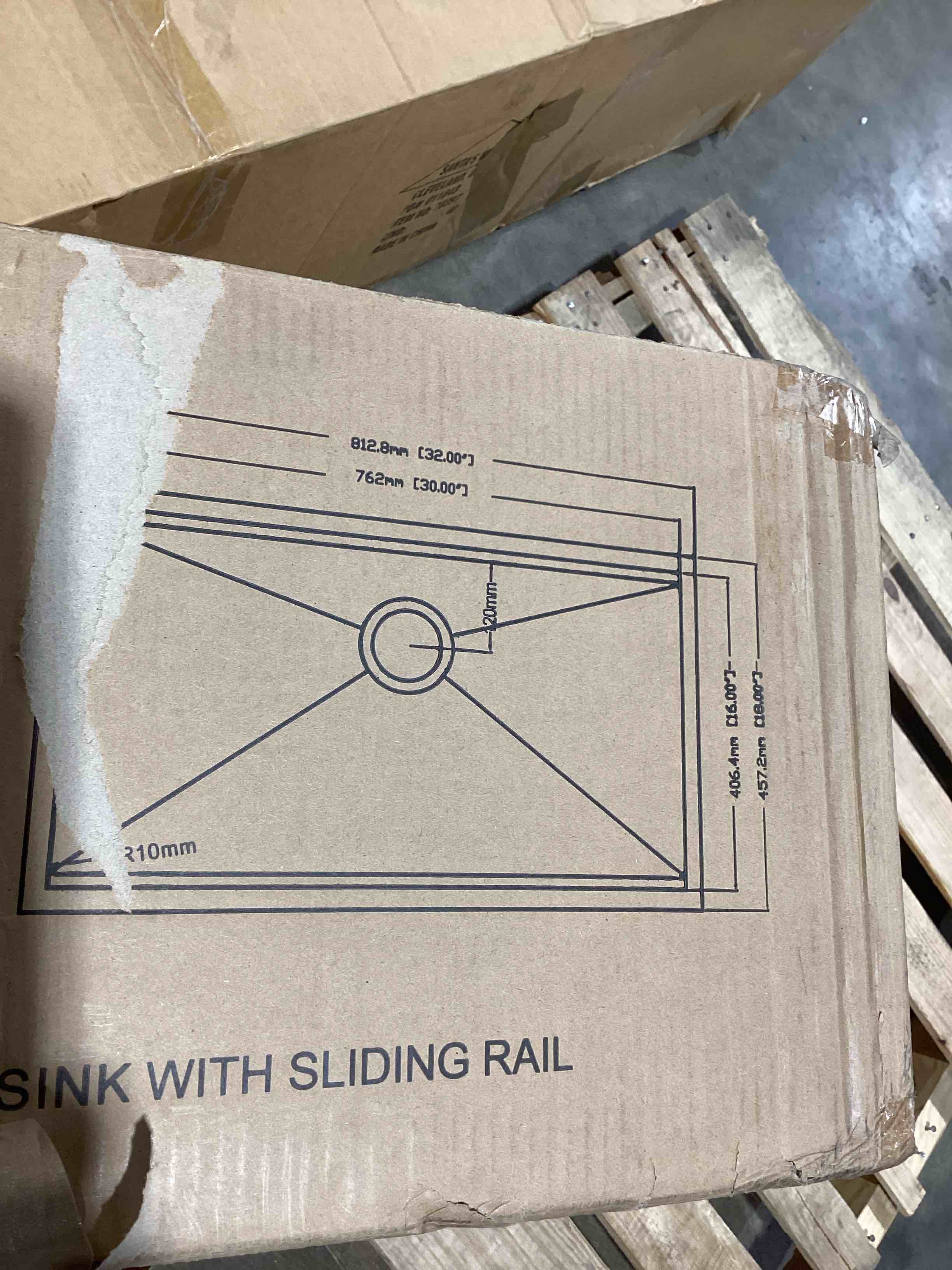 Hausinluck handmade stainless steel undermount kitchen sink 32 inches wide