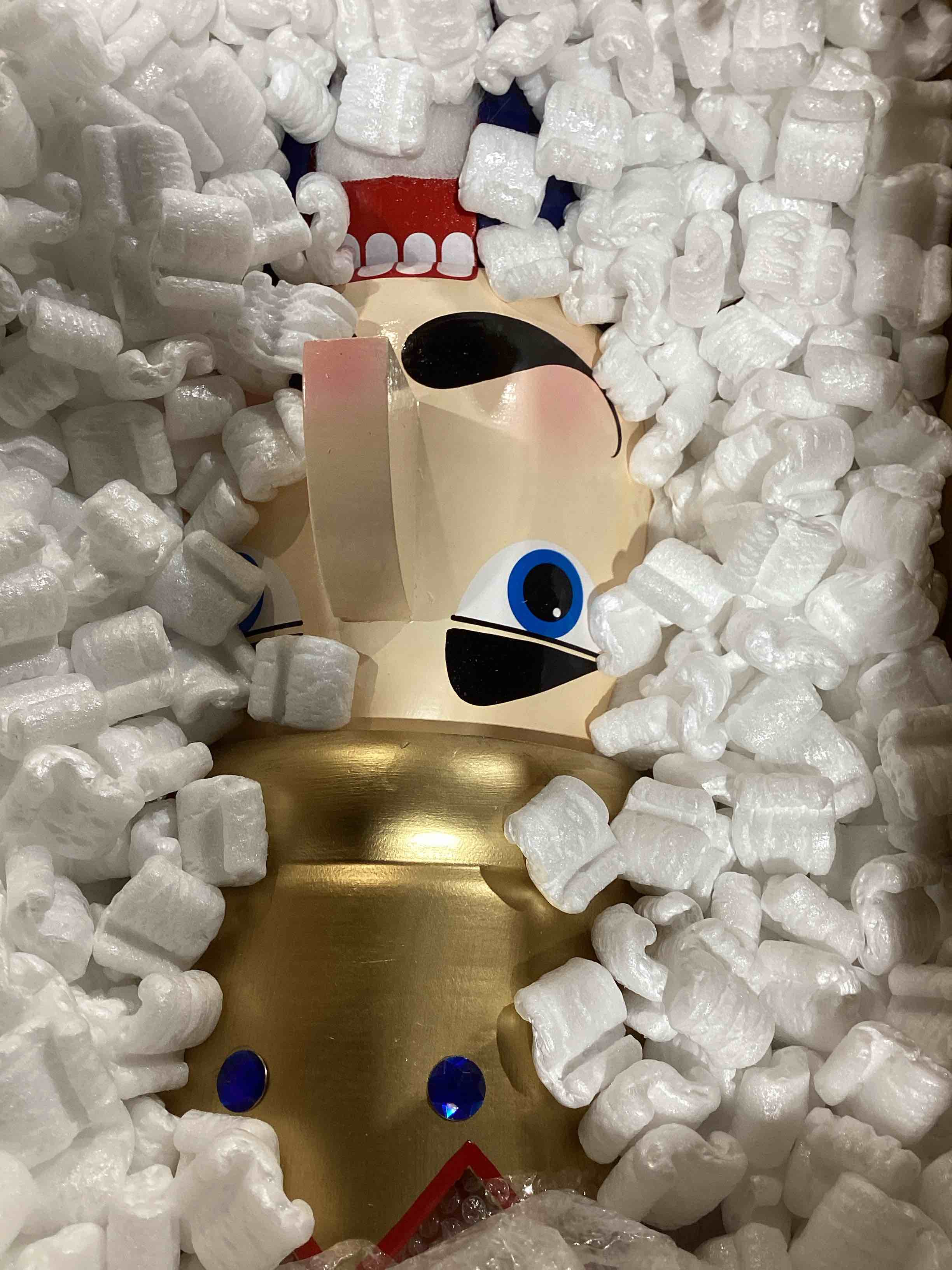 Condition photo showing New/Like New for 60" king nutcracker 