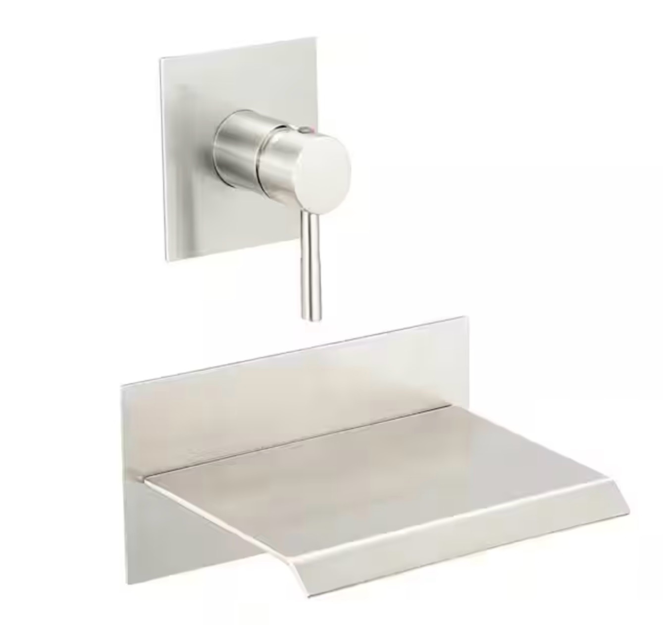 Single Handle Wall Mount Spout Waterfall Tub Fauc