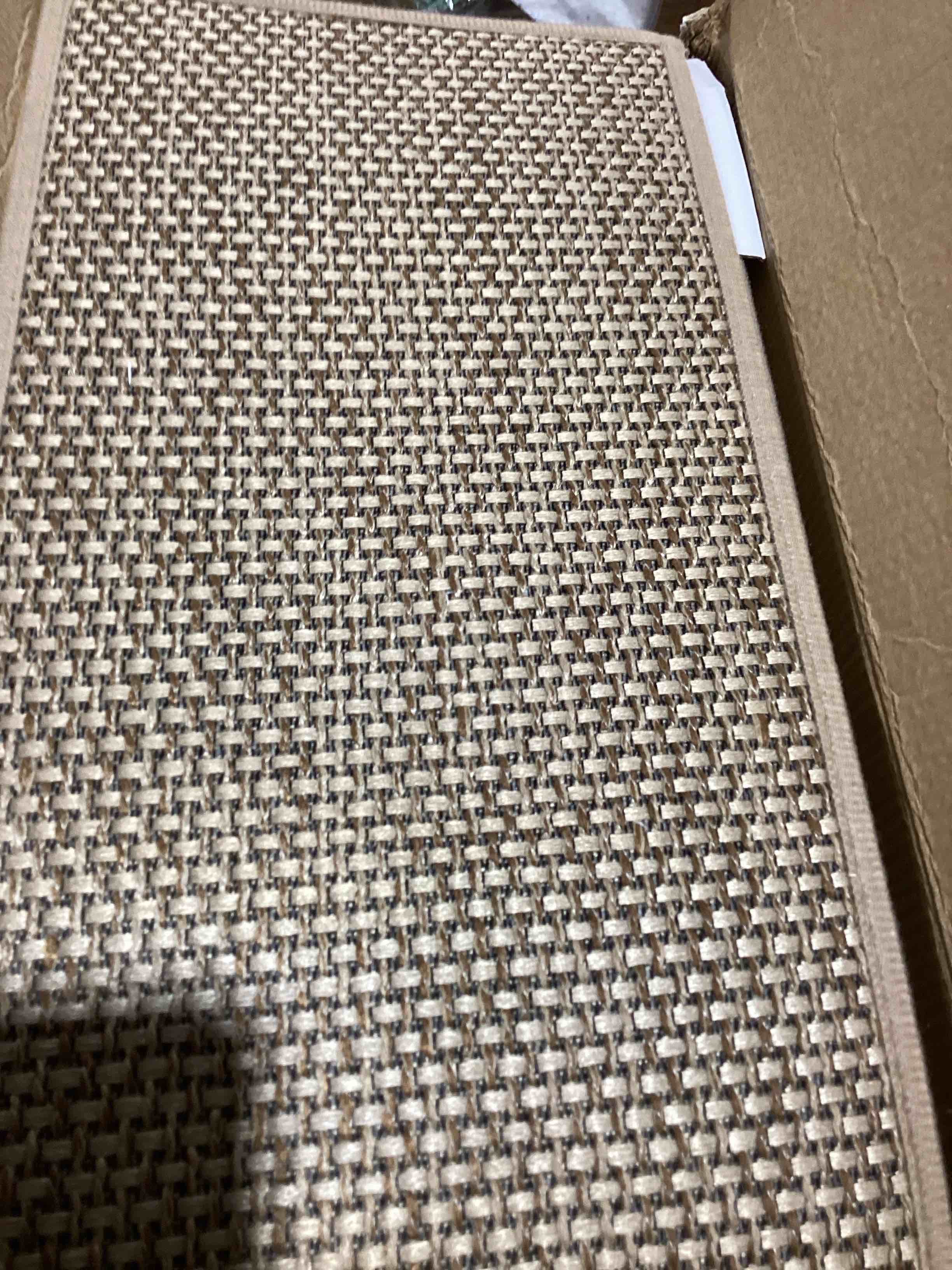 Condition photo showing New/Like New for storystore stair treads non slip, 15 pcs 8" x 31" beige?carpet stair treads for wooden steps?peel and stick stair treads carpet?machine washable stair runners for kids elders and pets