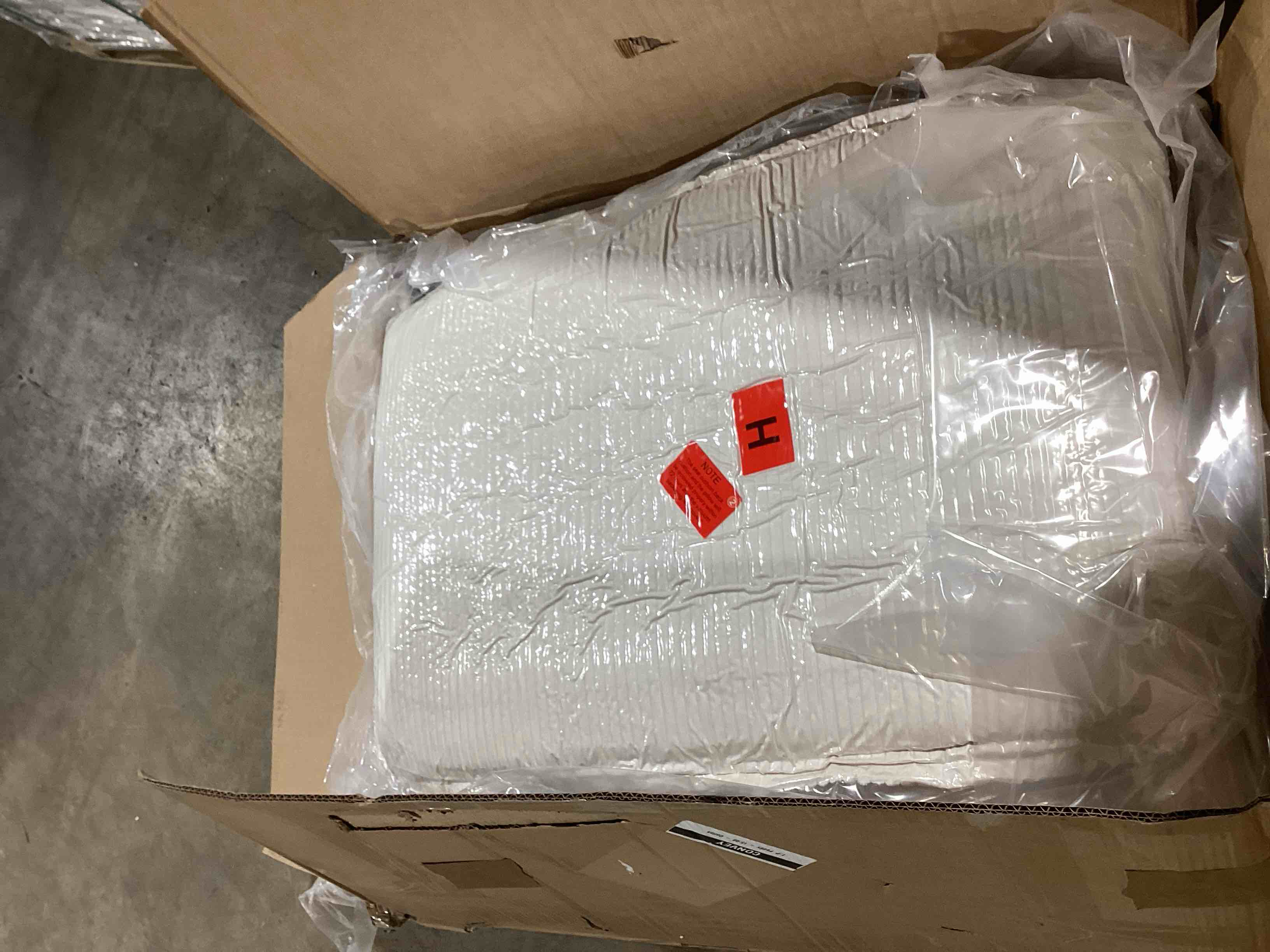 Condition photo showing Good Condition for  modular sofa 3pc az-6030-wh2  ( incomplete) one box for pick up