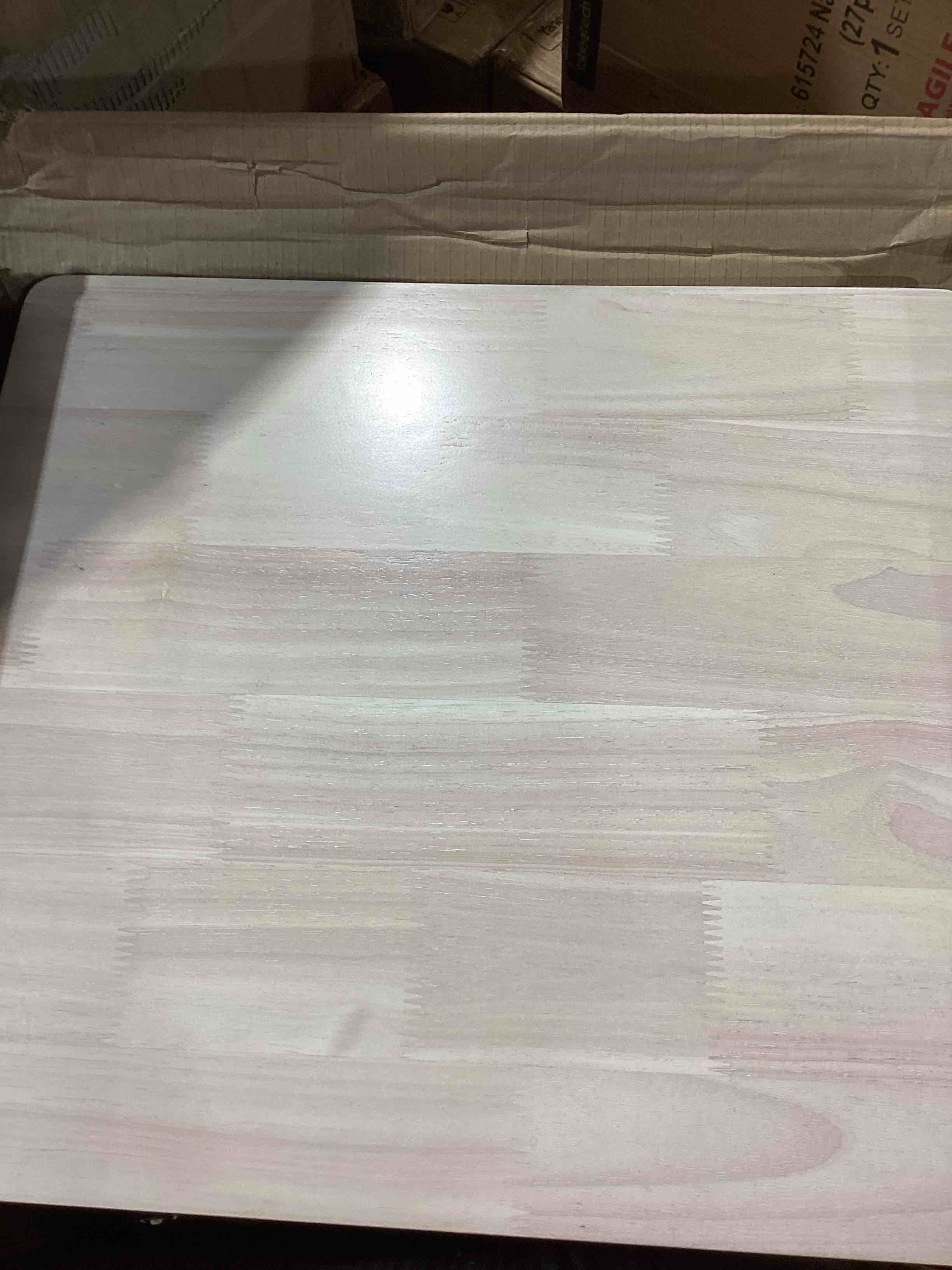 Condition photo showing Good Condition for benzara vasu nightstand, 2 drawers, white wash solid rubberwood, 21 inch