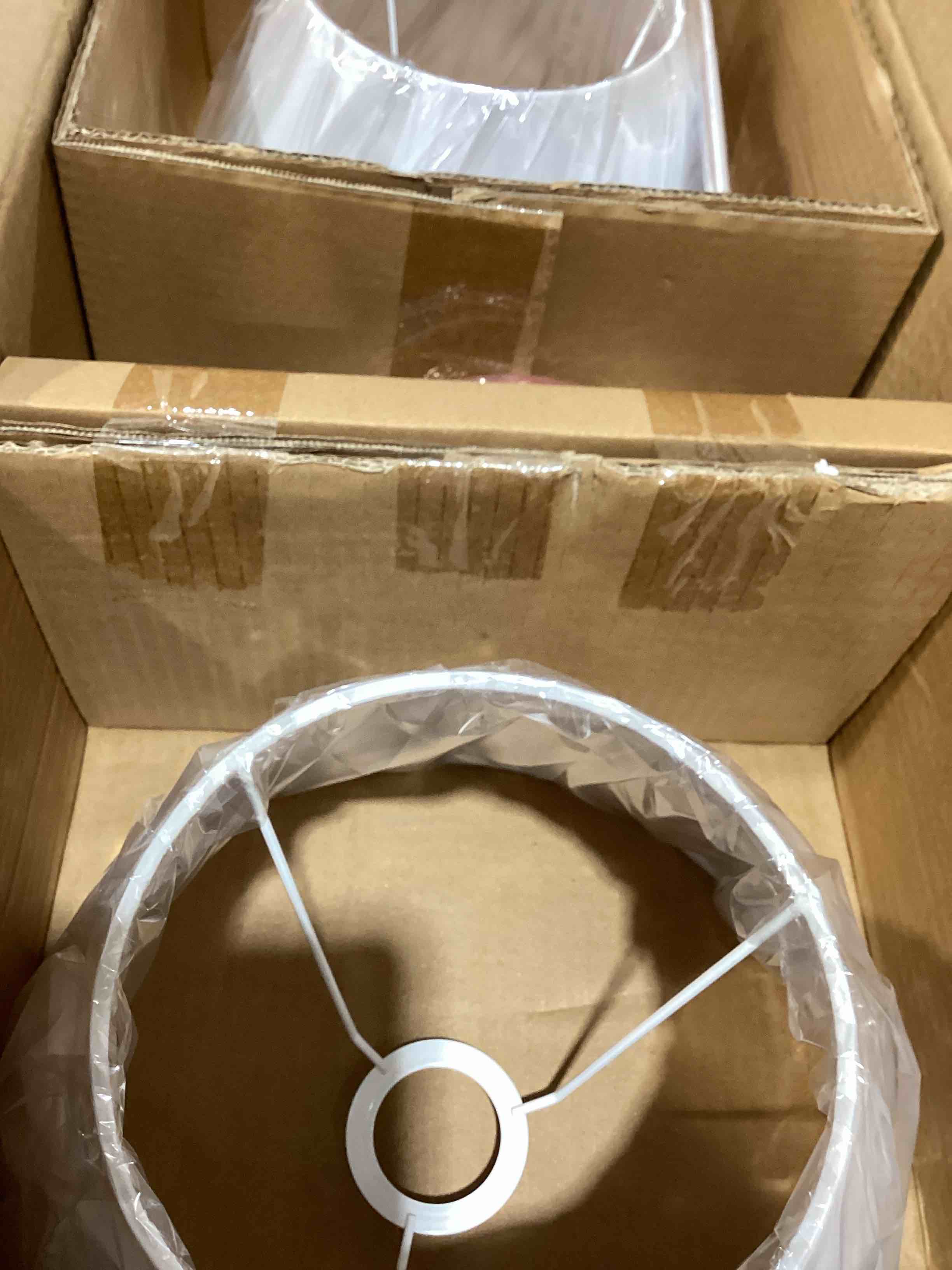 Condition photo showing New/Like New for lite leila brushed nickel 42 in 2 light chandelier