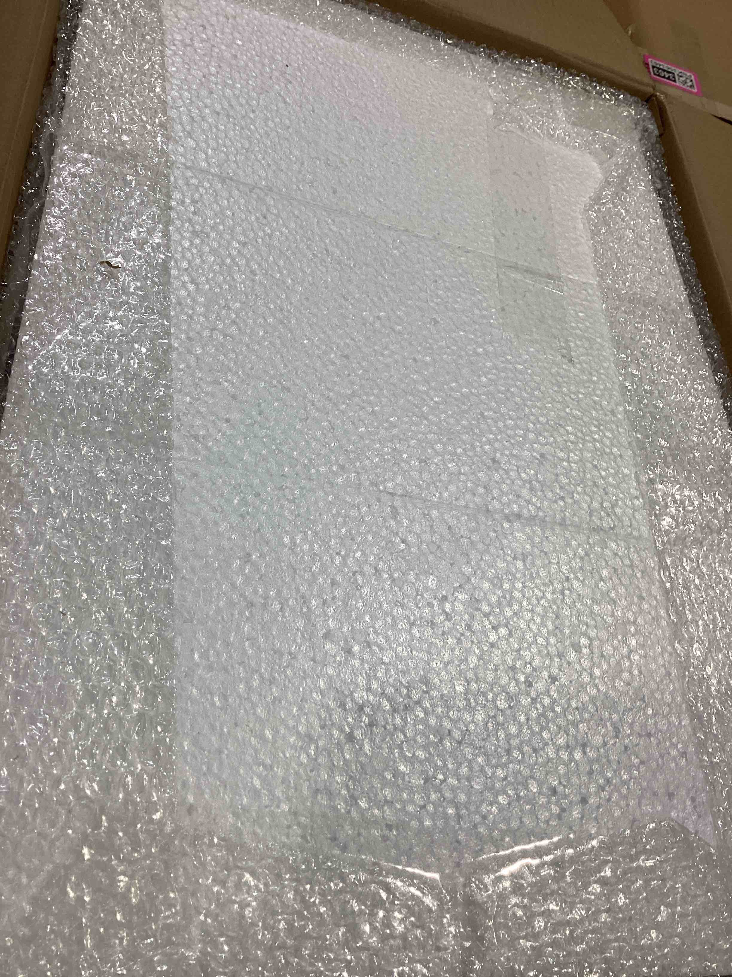 Condition photo showing New/Like New for disar 15'' drawer bathroom vanity base, shaker style, solid wood frame, dovetail drawers, full extension soft-close, plywood construction, fully assembled, modular vanity cabinet (white)