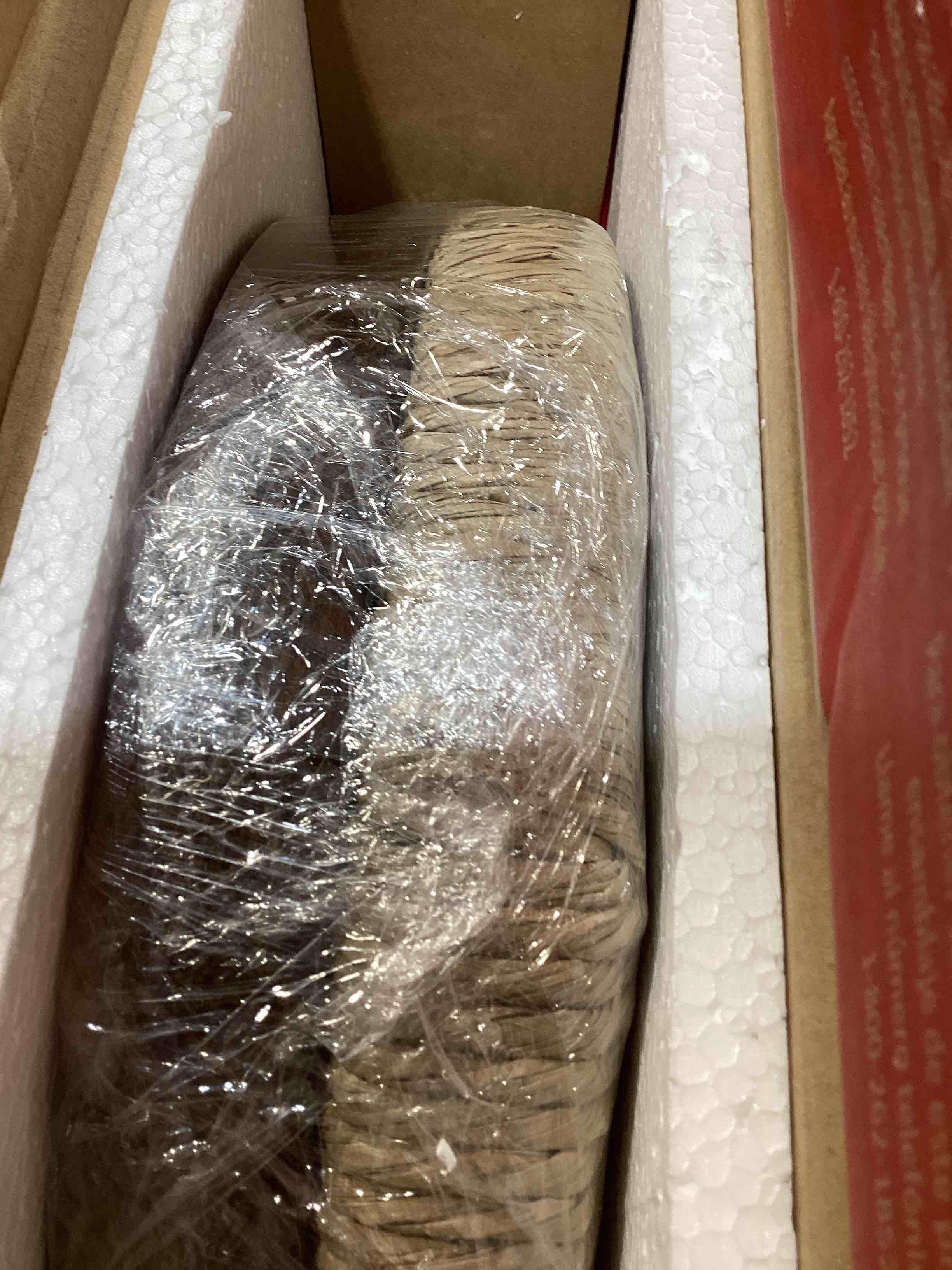 Condition photo showing New/Like New for maya brown walnut counter stool