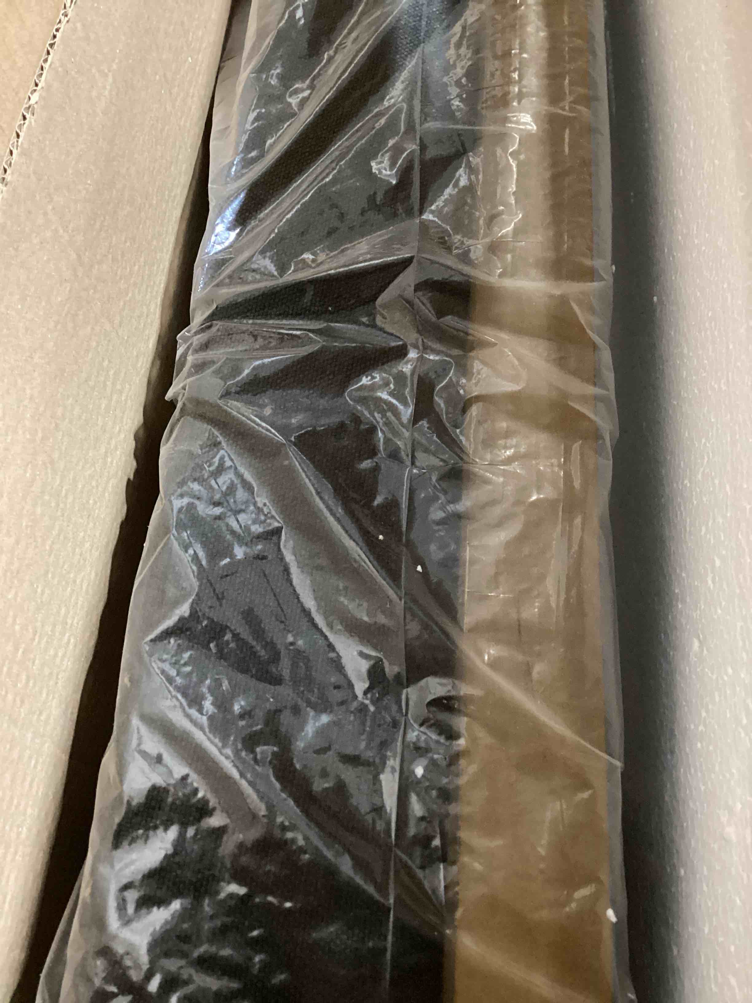 Condition photo showing New/Like New for mid-century modern upholstered bench