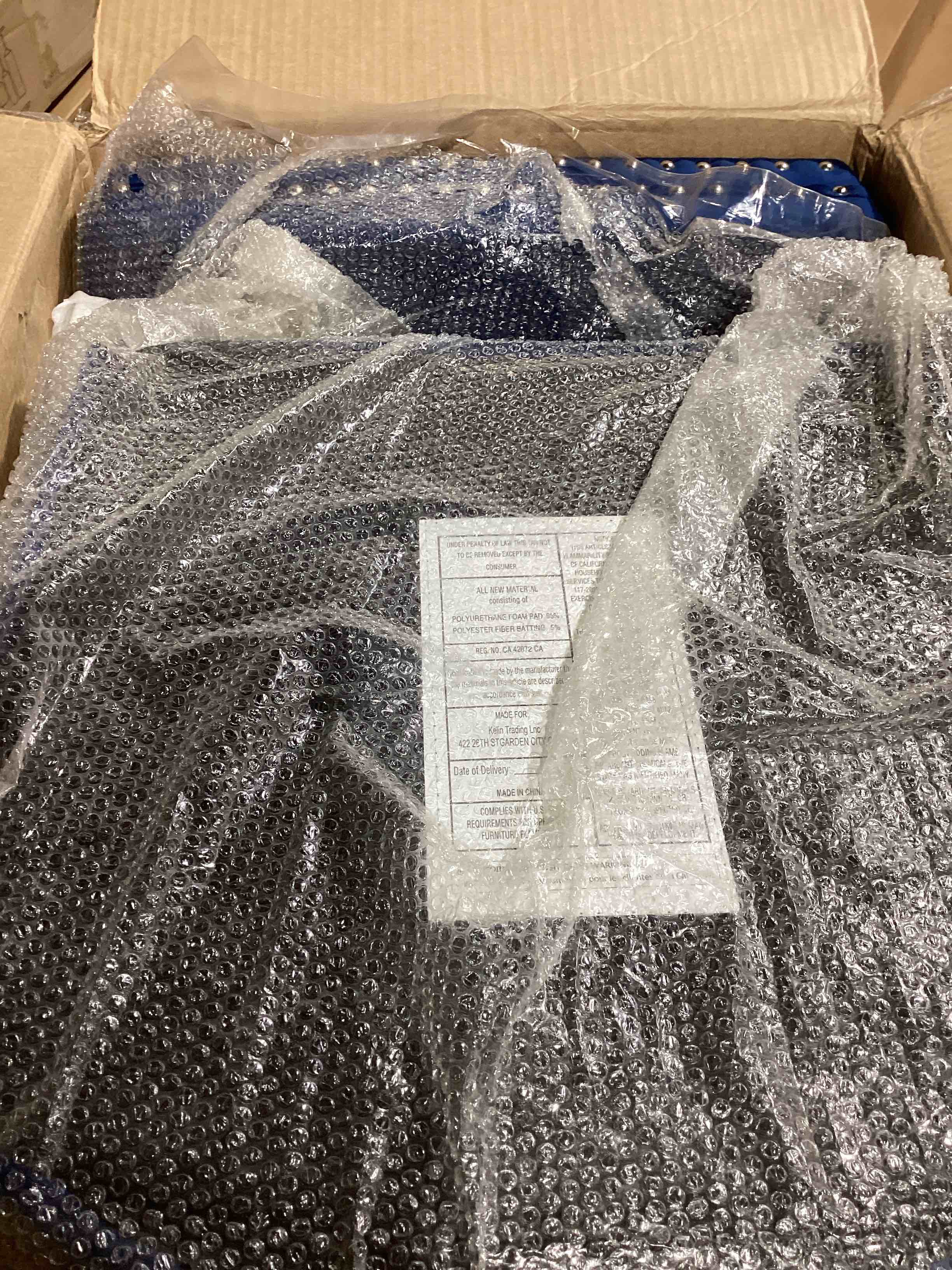 Condition photo showing New/Like New for set of 2 modern velvet counter height bar stools. 