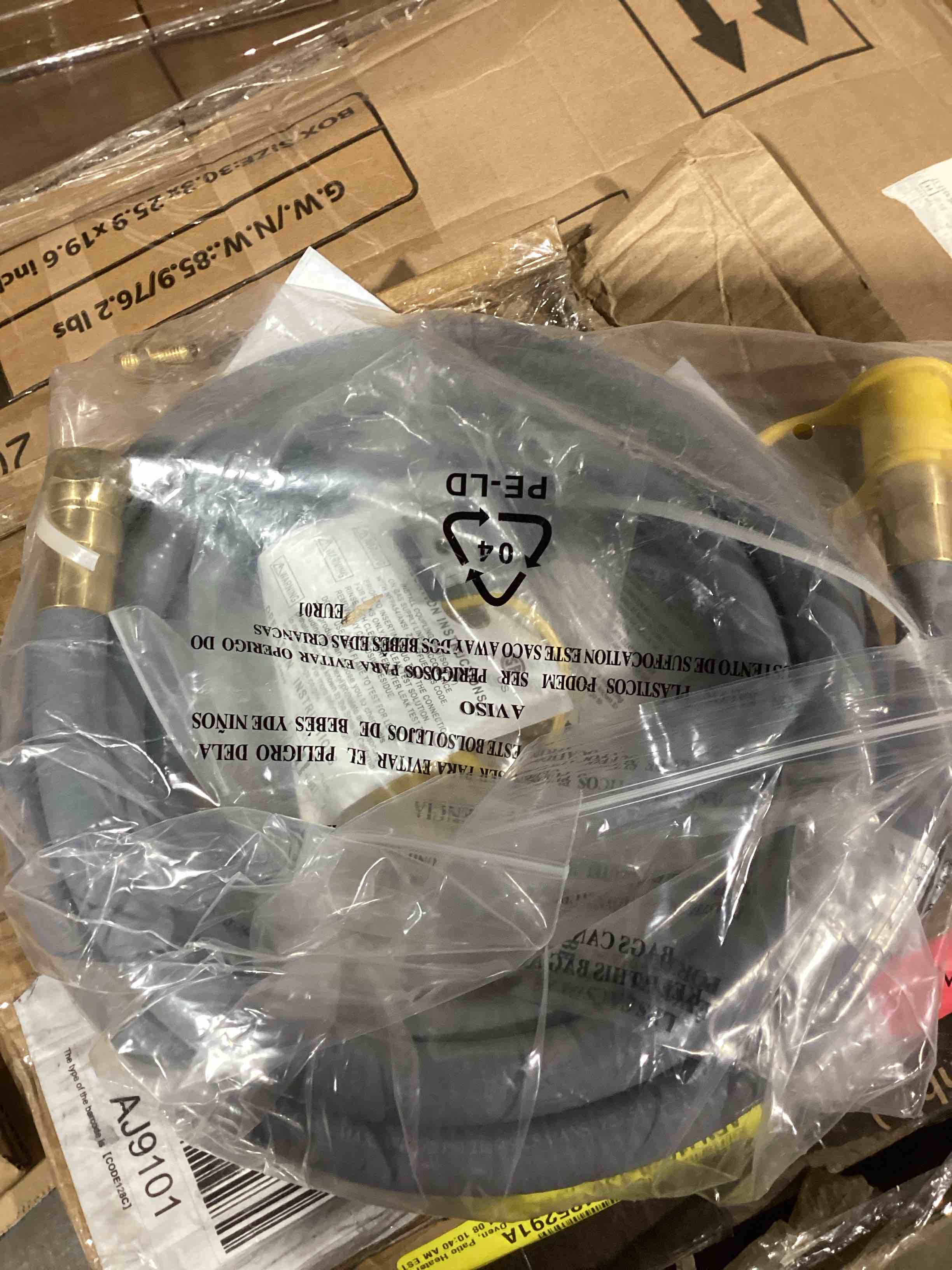 Condition photo showing New/Like New for kit for lp fire pit, pizza oven, patio heater a