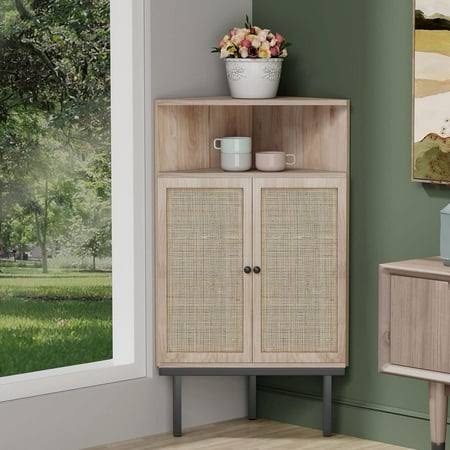 Brafabhome 40" Tall Corner Cabinet