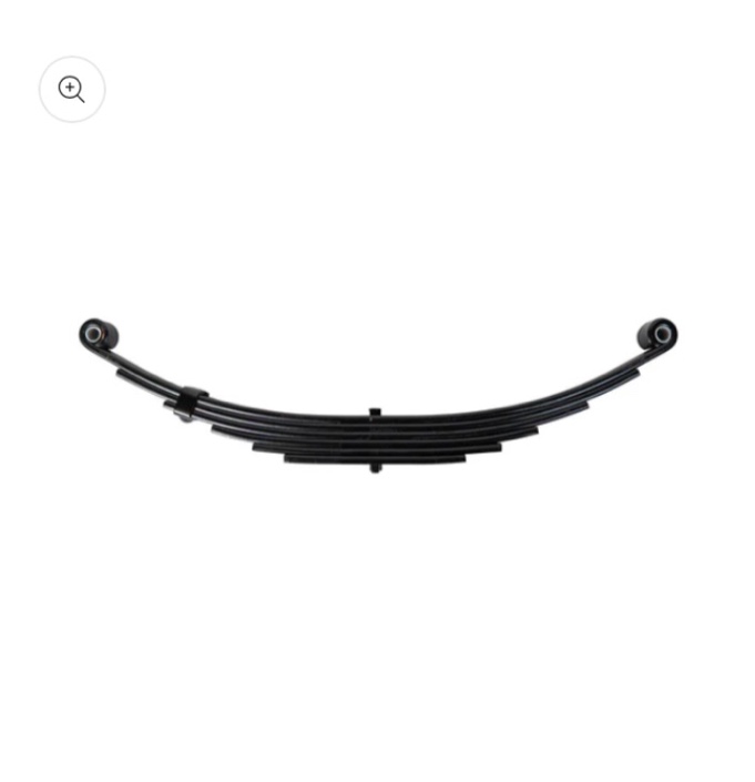  Aeagle Trailer Spring 6 Leaf Double Eye for 7000 Ibs Trailer Axle Springs, 25-1/4" Length 3500 Ibs WeightCapacityPer Spring, Replacement SW6 4PCS Newitem