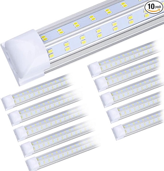 TS-6000K10 T88 Foot LED Shop Light, 9...luorescent Fixtures (10Pack)