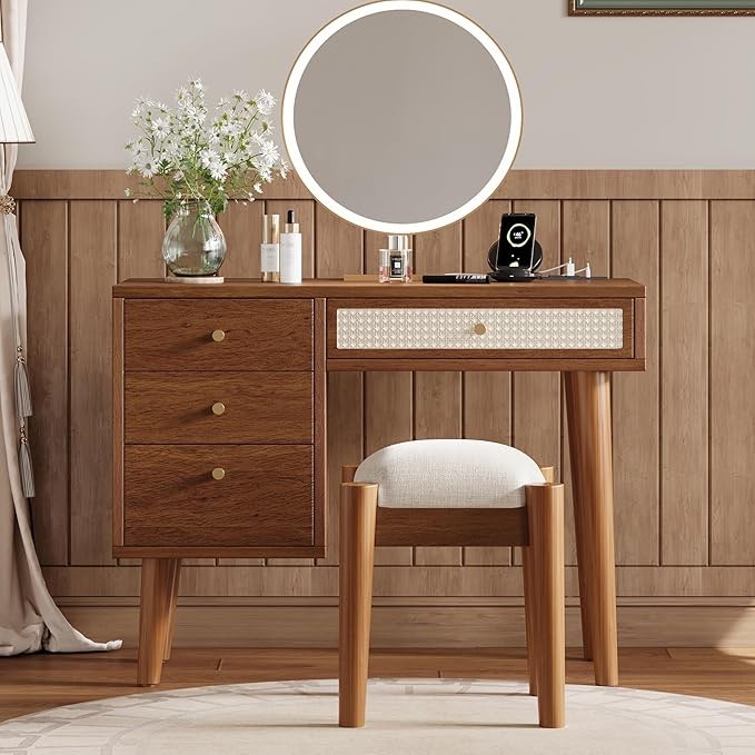 39-inch Retro Bohemian Vanity Desk