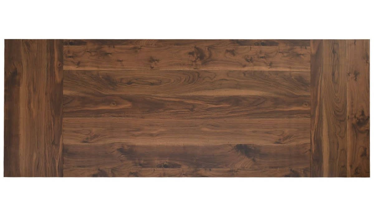 maison boucle extendable dining table :-walnuttop