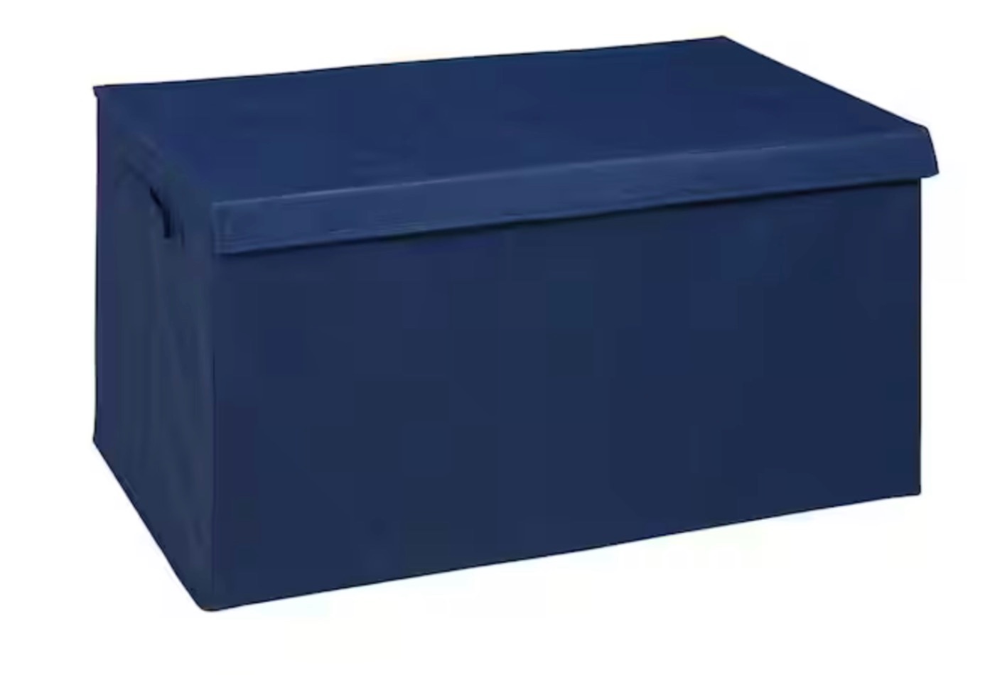 16 in. H x 30 in. W x 15 in. D Blue Fabric Cube Storage Bin
