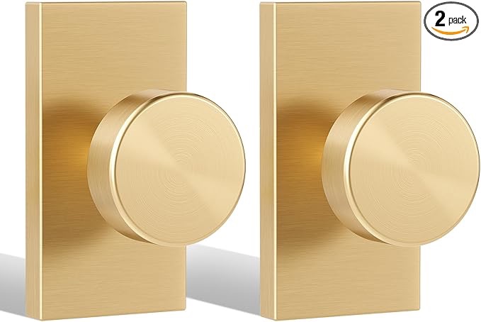 modern grace series double dummy door knobs