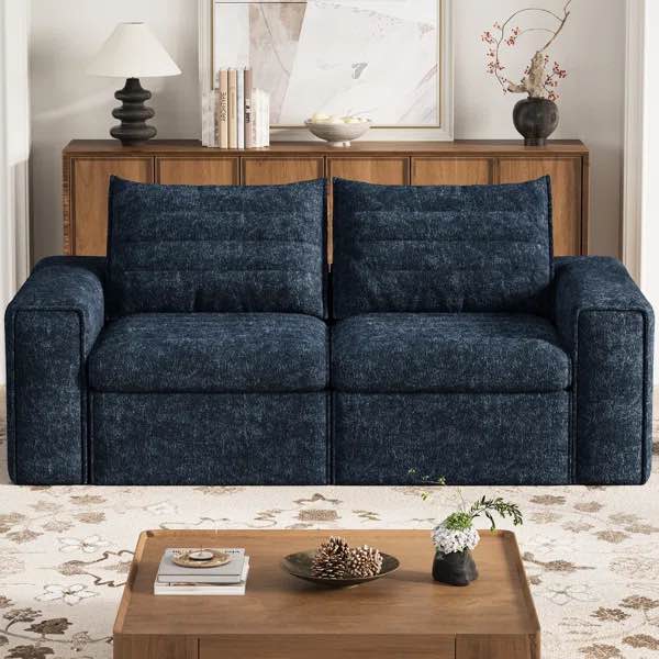 77" Cloud Loveseat Sofa, Deep Seat