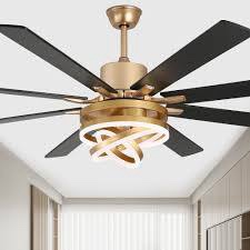  72-inch Oaks Aura Gold Chandelier Ceiling