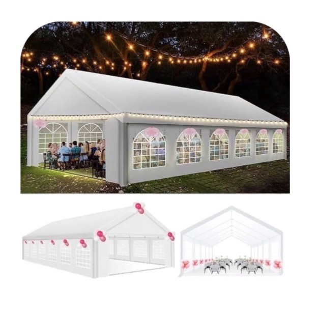  20x40 FT Heavy Duty Outdoor Party Tent Canopy incomplete 