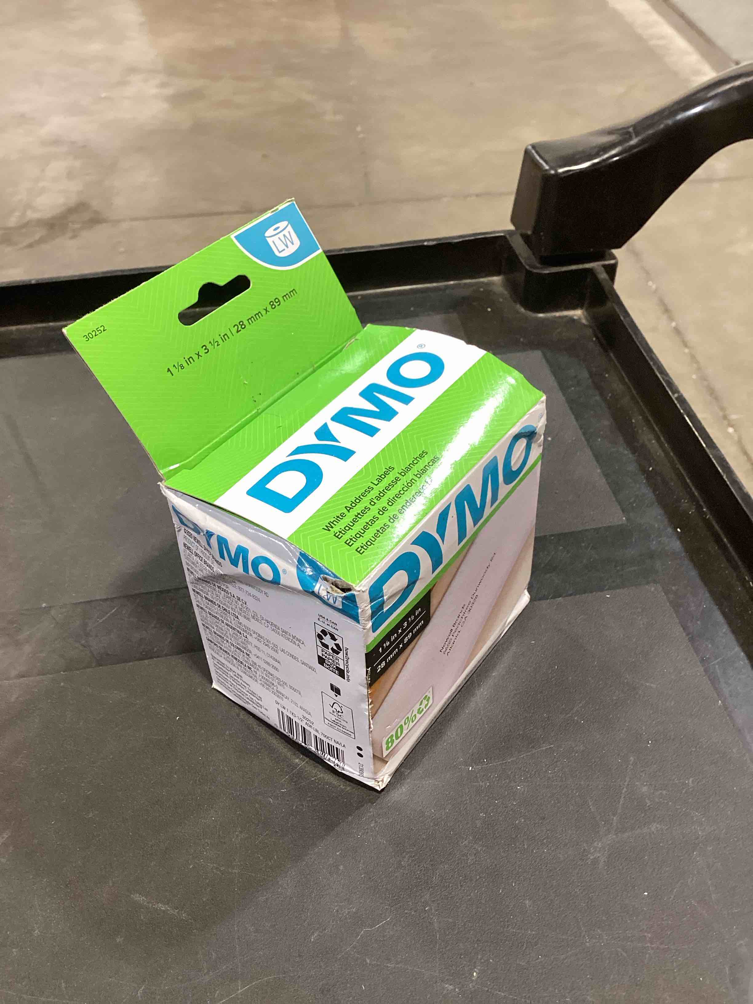 Condition photo showing Good Condition for dymo authentic lw white mailing address labels, for labelwriter label printers, 1-1/8" x 3-1/2", 2 rolls of 350 (700 total)