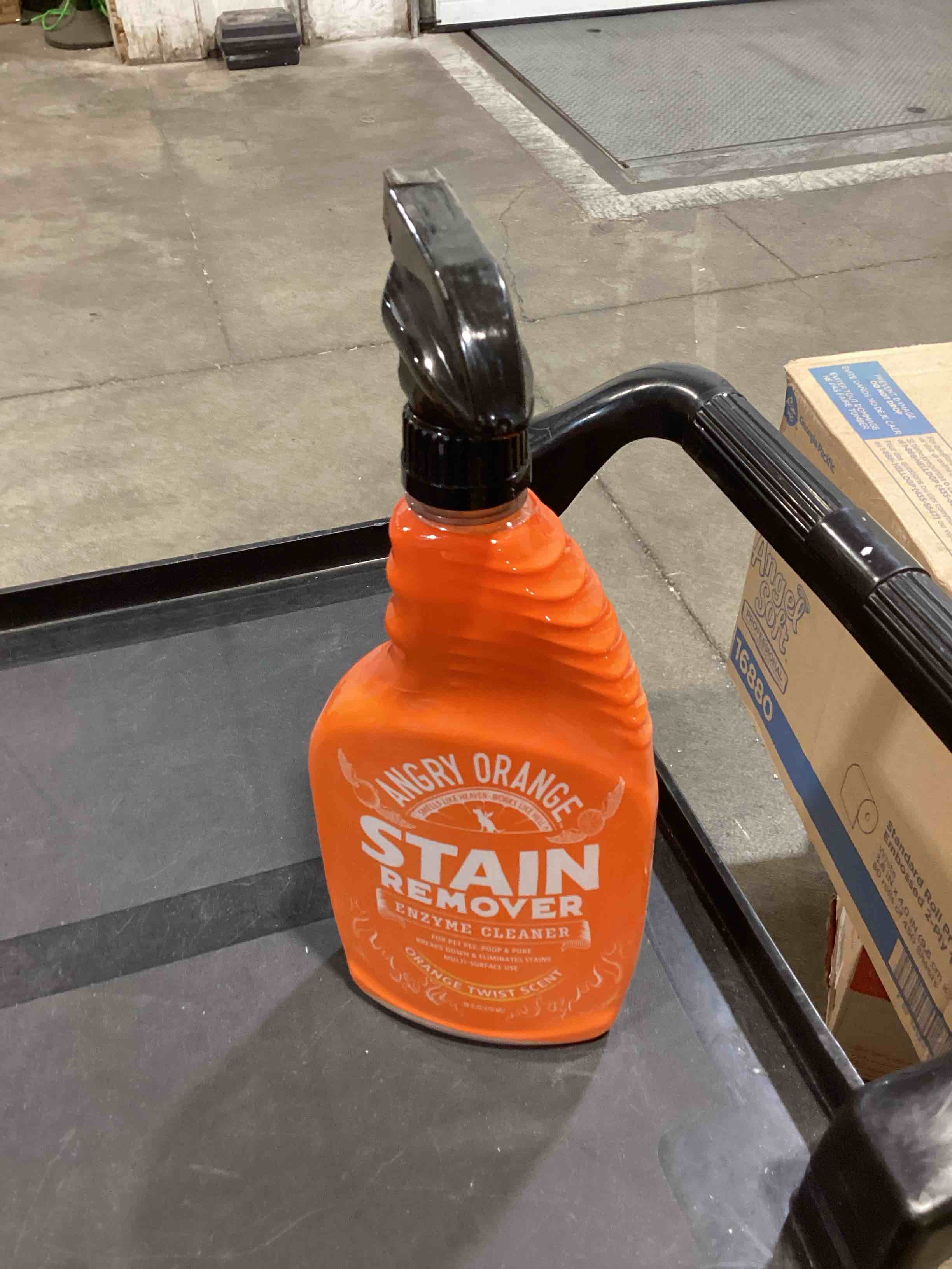 Condition photo showing New/Like New for angry orange enzyme spray stain remover - 24oz