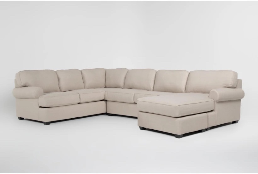 Condition photo showing Good Condition for incomplete: sofa right arm chair /sofa corner / color beige