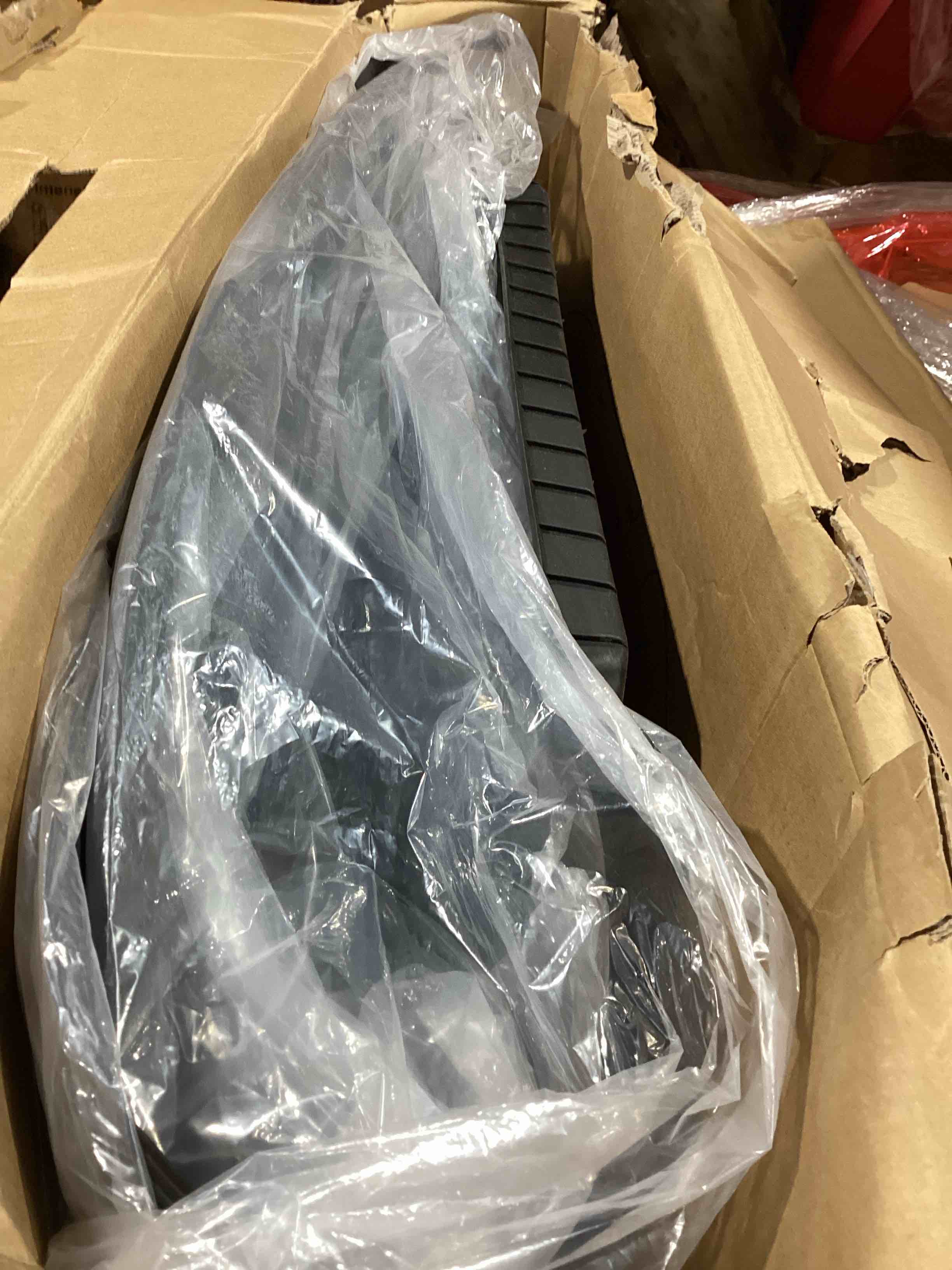 Condition photo showing As Is for 3w floor mats & cargo liner fit for tesla model s 2021-2025 all weather tpe custom fit floor liners for 1-3 rows and trunk full set car mats, model s accessories, black 6) model s 22-26|floor mats|trunk mats