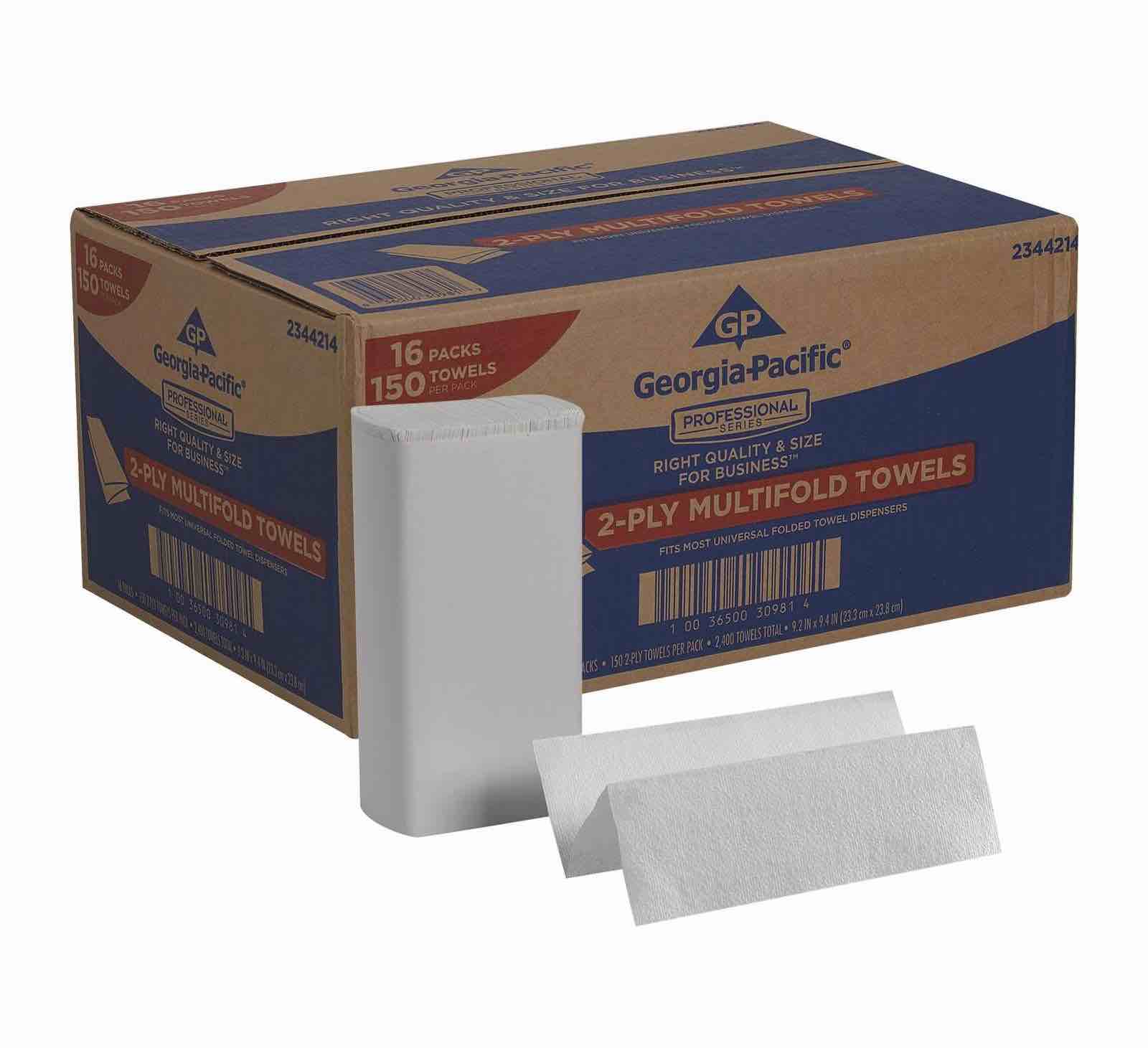 georgia- pacific professional series premium multifold 2-ply towels