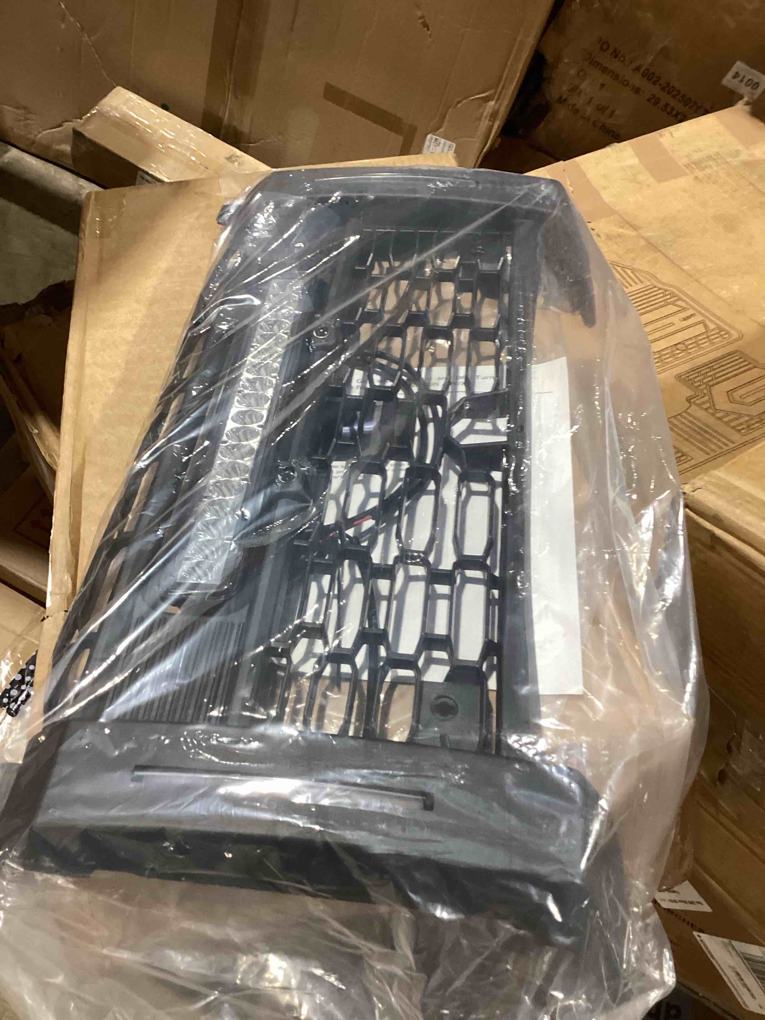 Condition photo showing New/Like New for sautvs front mesh grill with accent light for polaris xpedition xp/xp 5/ adv/adv 5 2024 2025 2026 accessories, waterproof black mesh grille with led spotlight and left right drl