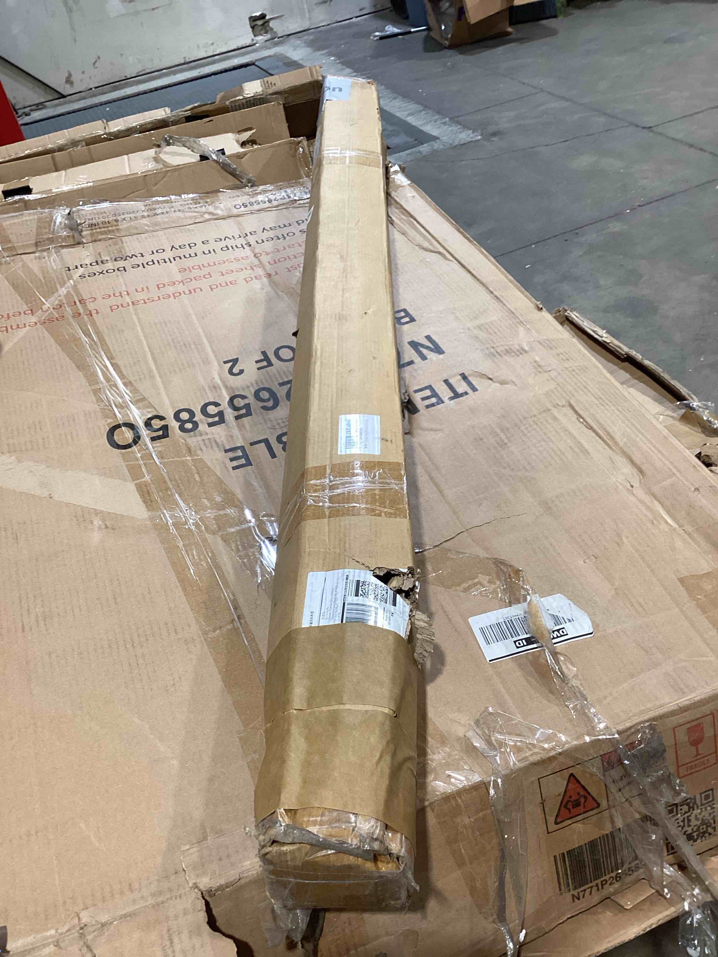 Condition photo showing Good Condition for olympic barbell bar 55", 2in-weight lifting bar standard straight barbell bars for bench press/hip thrusts/biceps/lunges/squat/strength-training home gym weight bar, 2 collars(500lb capacity) silver