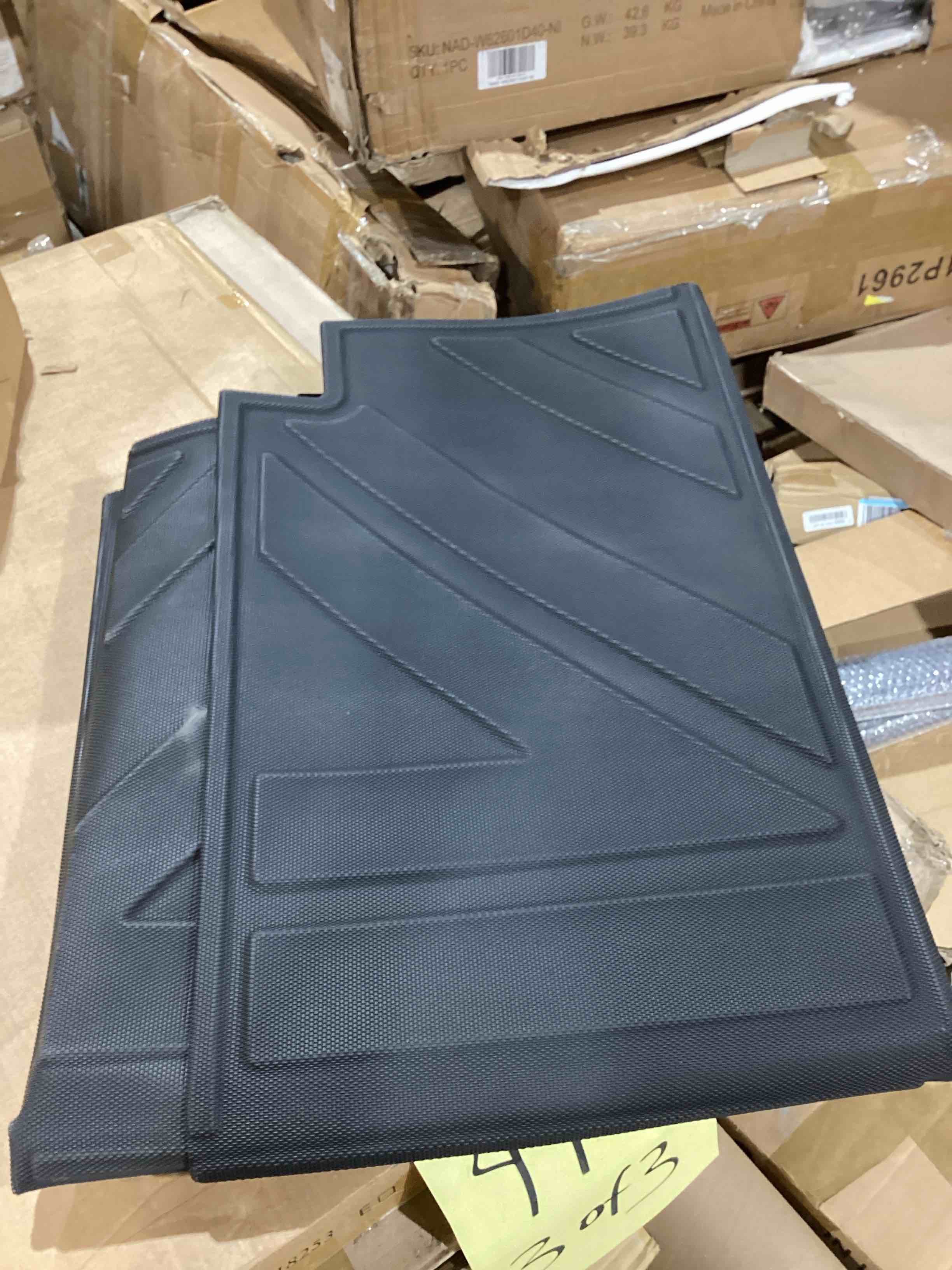 Condition photo showing As Is for trunk bed mat fit for ram 1500 2019-2024 2025 5.7ft short, all weather custom fit tpe trunk bed liner car floor liners