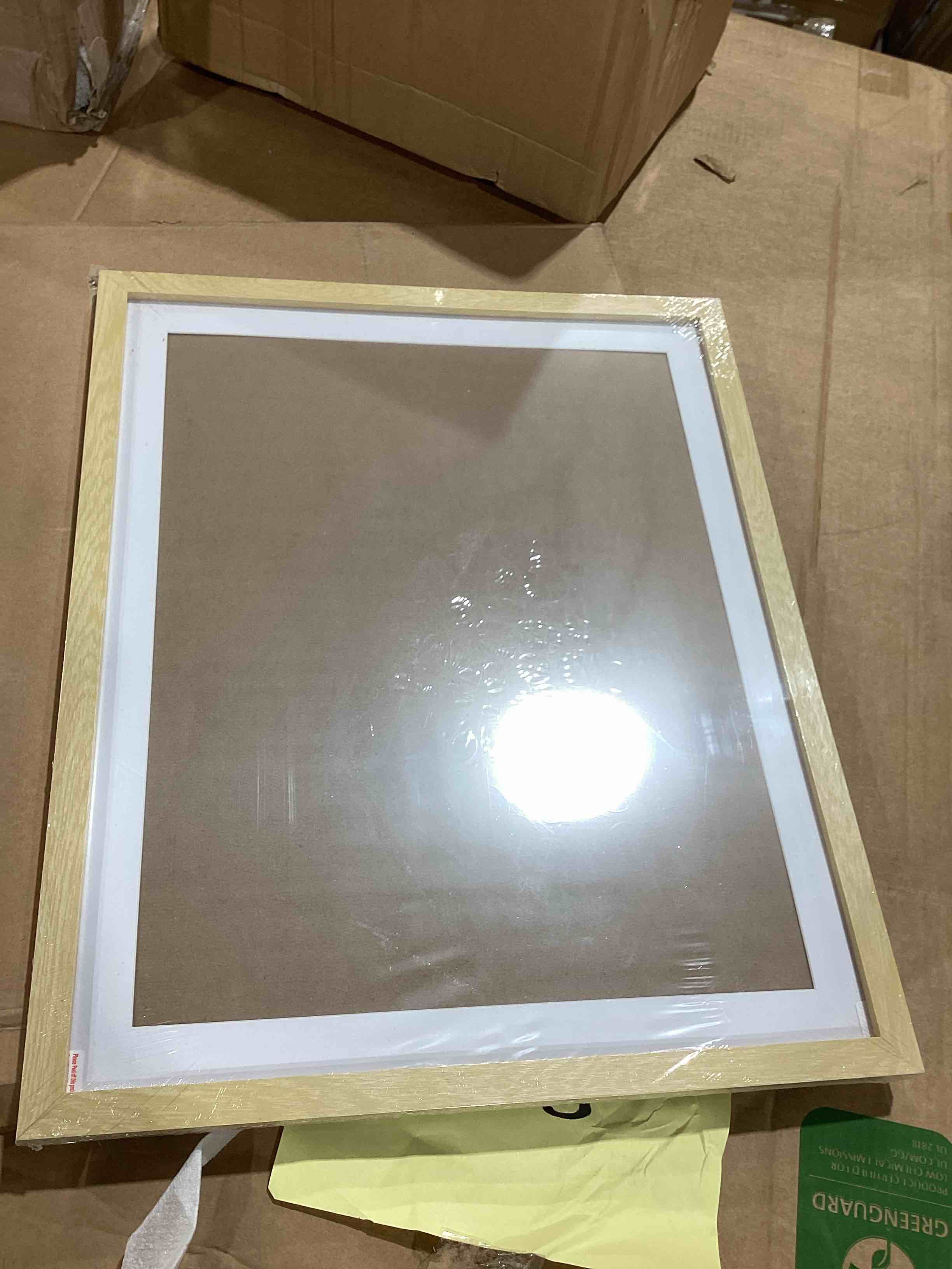 Condition photo showing Good Condition for ioostar 16x20 diamond painting picture frame? display pictures 14 x 18 inch/35x45 cm with mat or 16 x 20 inch/40x50 cm without mat photo frames diamond art frame natural solid wood color (ynck0051) natural wood color