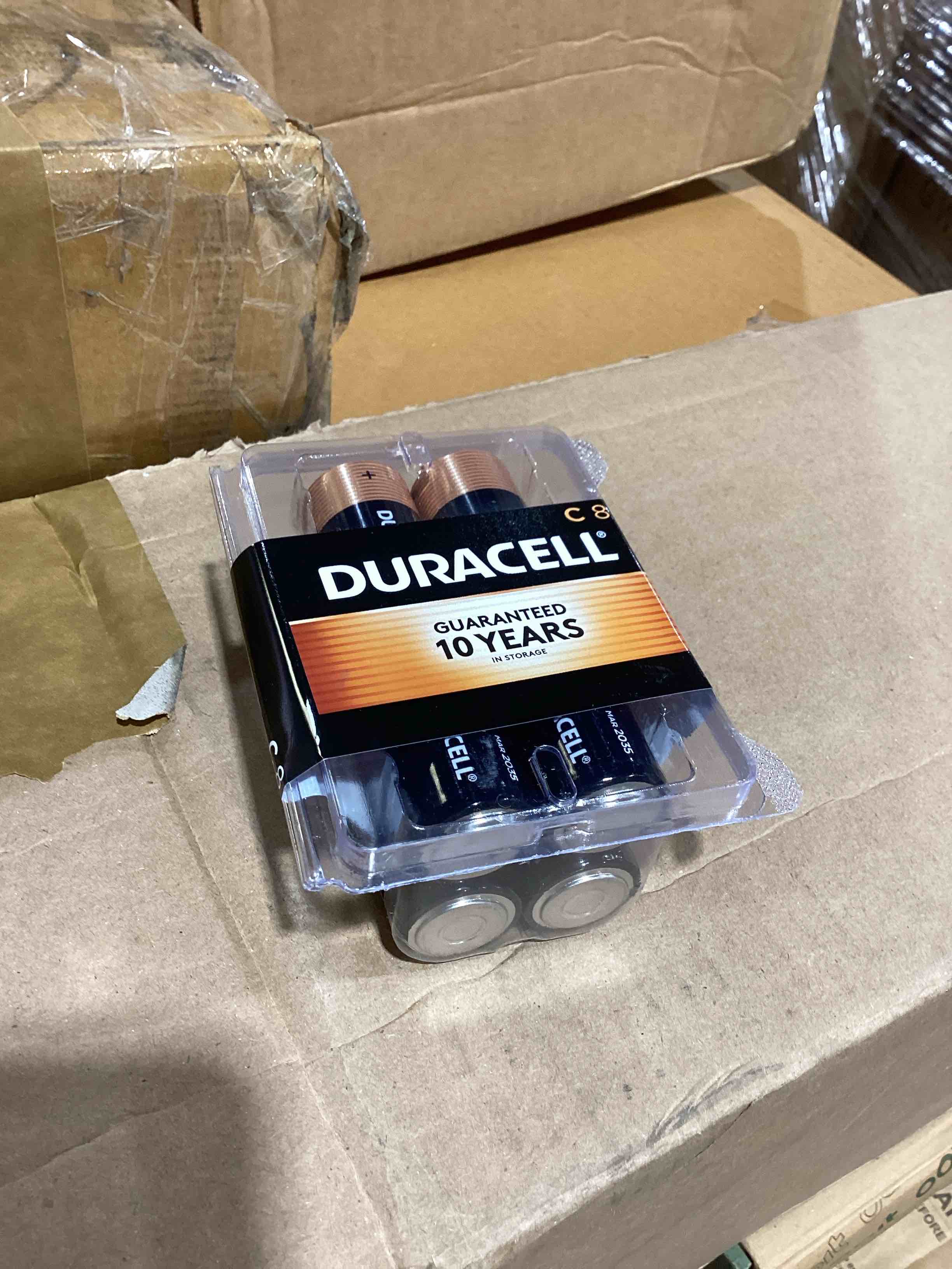 Condition photo showing New/Like New for duracell coppertop alkaline  c batteries  16 count (2 x 8 packs)