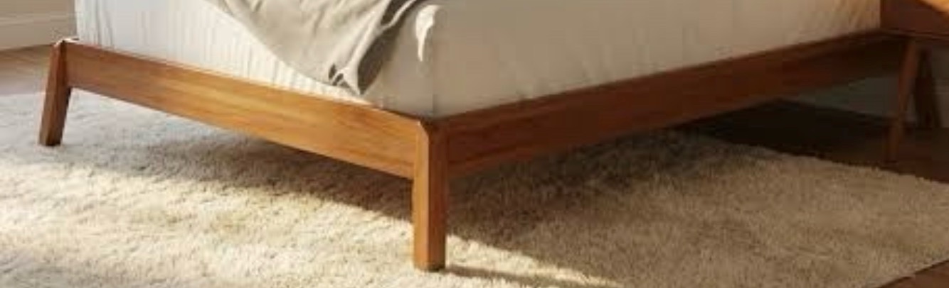 Condition photo showing Good Condition for rail  solid wood bed series color walnut size full