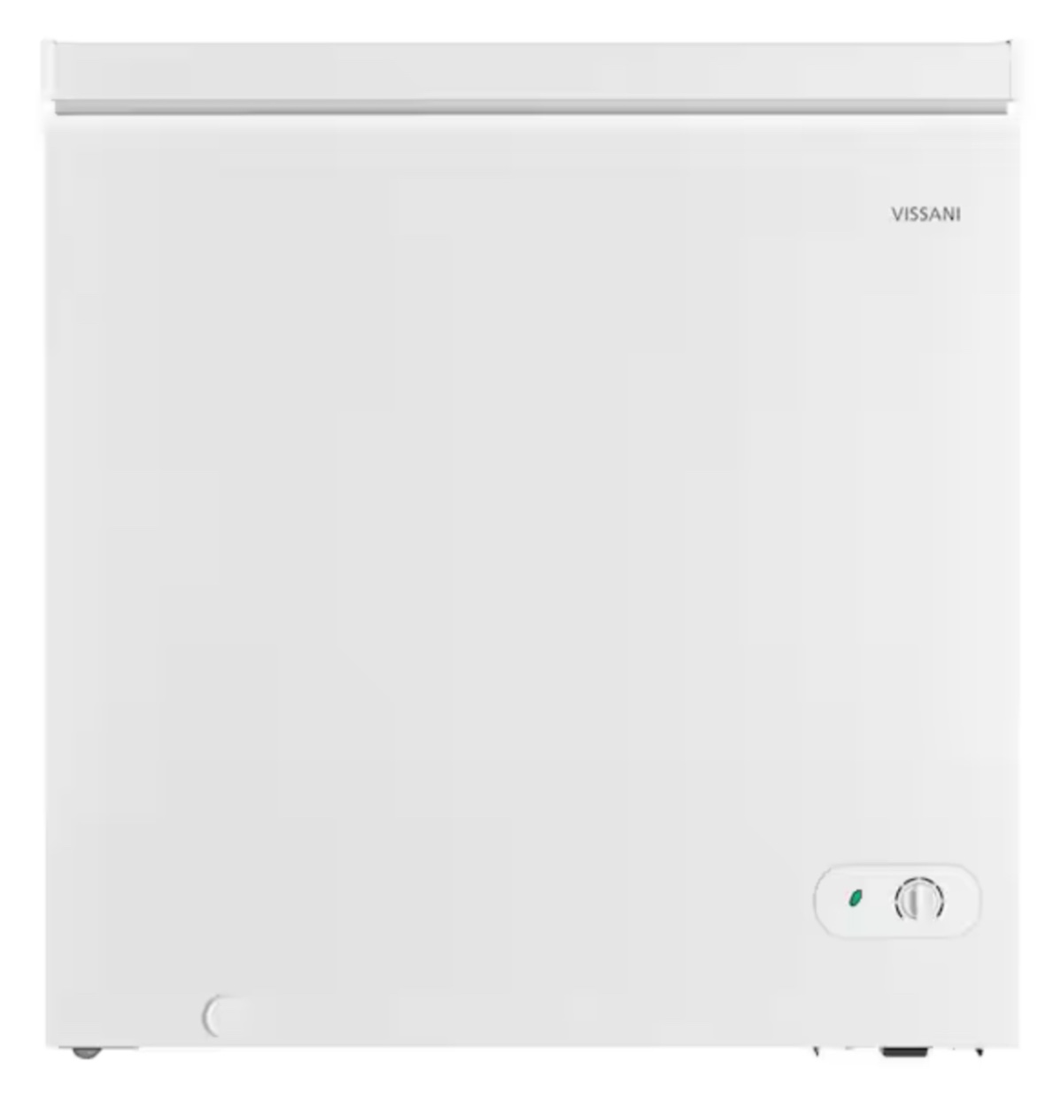 **Powers On** Vissani 7.0 cu. ft. Manual Defrost Chest Freezer with LED Light in White Garage Ready