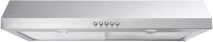 vissani qr254s 30 in convertible under cabinet range hood with charcoal filter