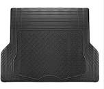 OxGord Car Floor Mat WeatherShield HD Heavy Duty Rubber Liner Trim to Fit for Car SUV Van Trucks (Gray) (43x55 inches)