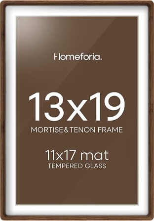 13" x 19" Brown Picture Frame