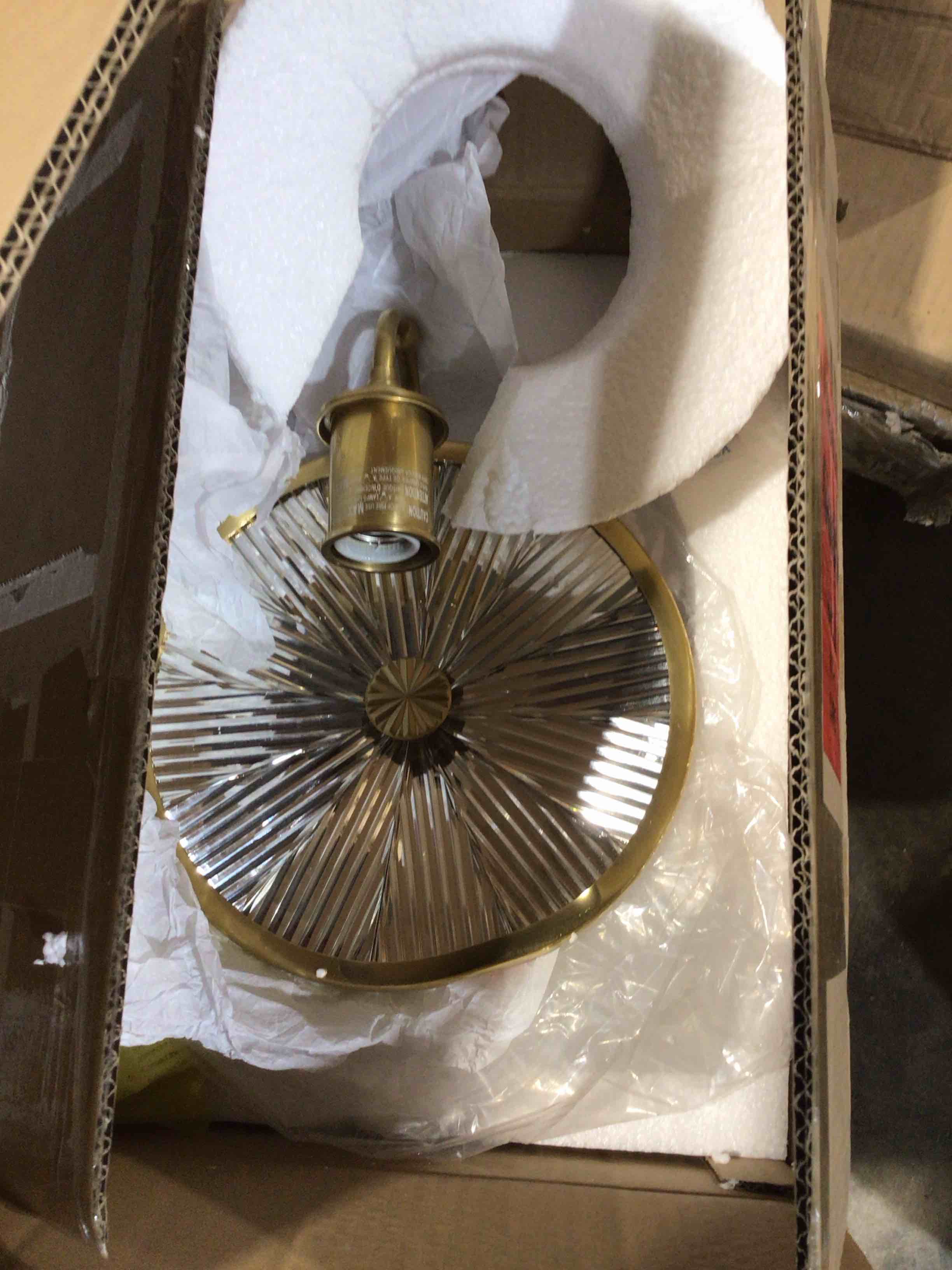 Condition photo showing Good Condition for visual comfort rivington small round sconce
