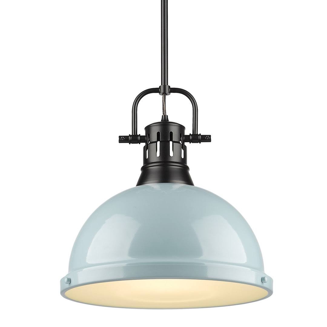 Calico 1- Light Single Dome Pendant Finish: Matt 
