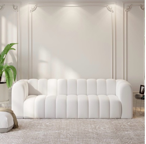 Betty 3Seater Sofa Backframe White