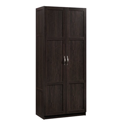 Elborough Storage Cabinet color brown incomplete 
