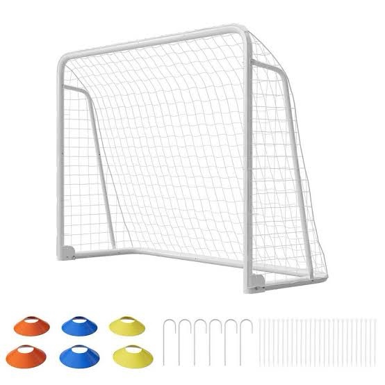 ABORON 10 x 6.5 ft. Foldable Steel Soccer Goal