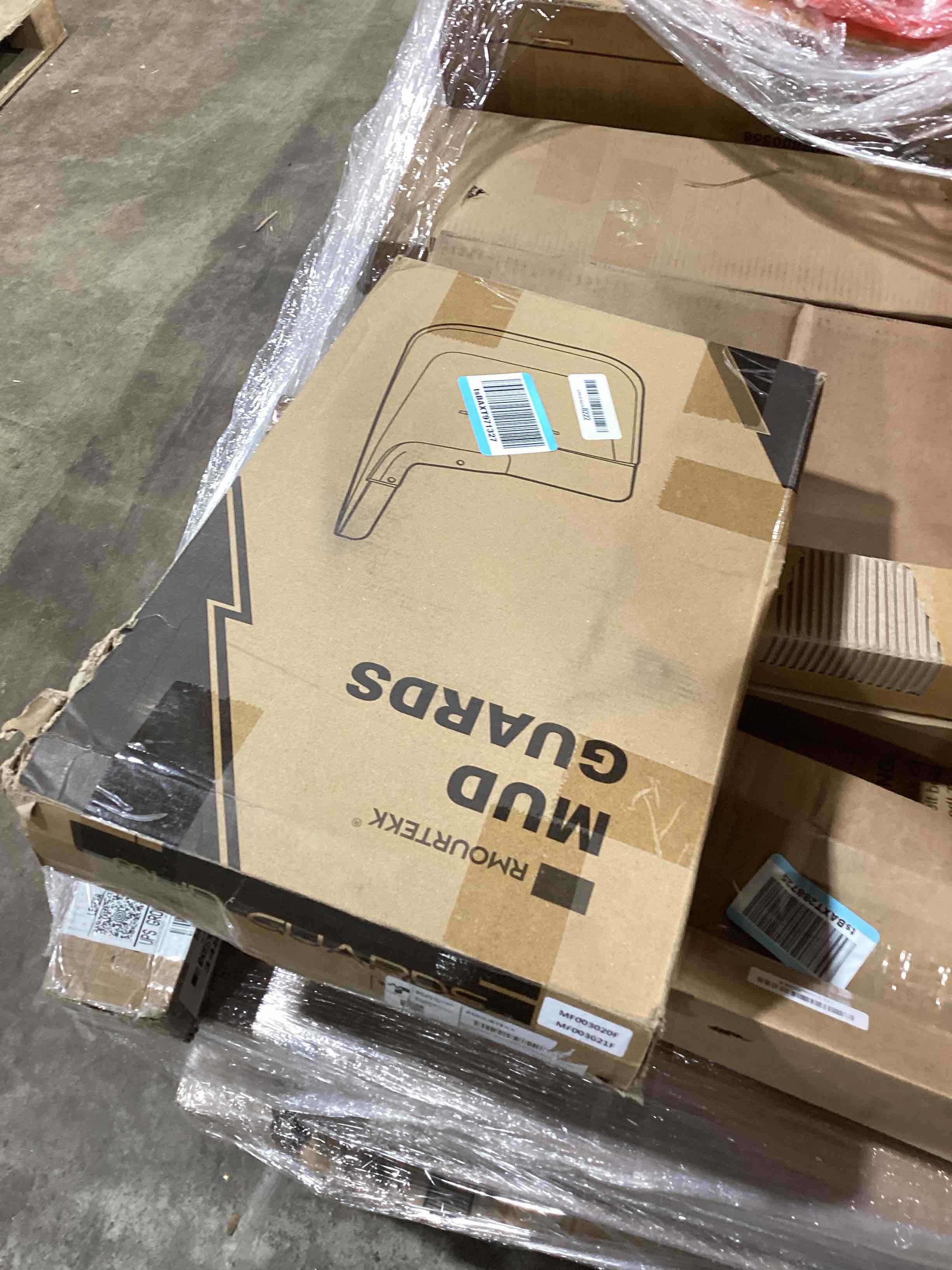 Condition photo showing Good Condition for rmourtekk mud flaps dodge ram 2019-2023 2024 ra style) with oem fender flares custom front and rear mud guard set