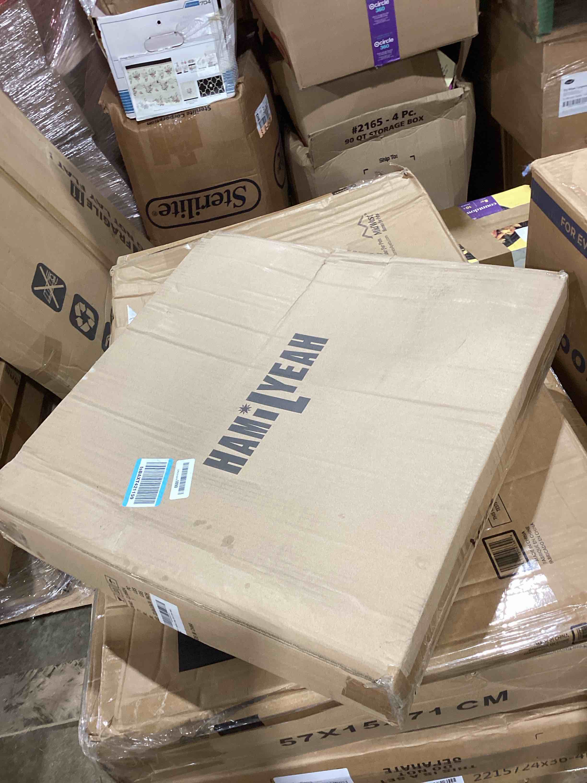 Condition photo showing Good Condition for hamilyeah 24 inch flush mount ceiling light fixture, drum light fixture ceiling mount 48w 5000k, simple led close to ceiling lighting fixture round for living room, bedroom, kitchen 24inch white 5000k
