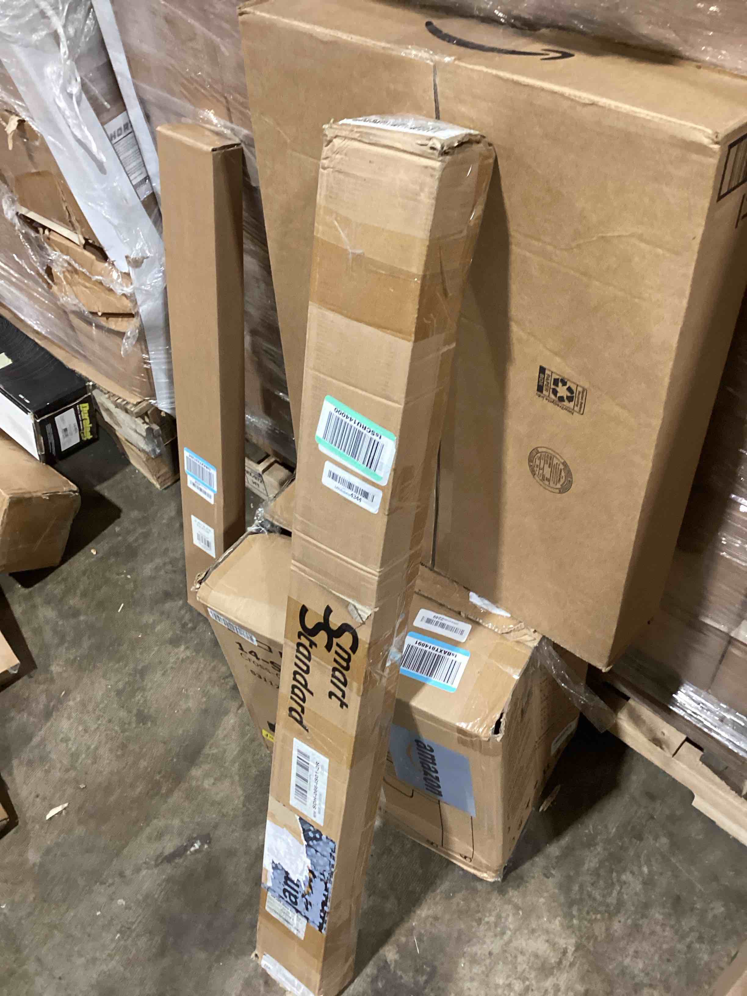 Condition photo showing Good Condition for smartstandard 6.6ft barn door hardware kit, barn door track, sliding door hardware kit, smoothly and quietly -heavy duty sturdy -easy to install, fit 36"-40" wide panel (i shape hanger) 6.6 feet